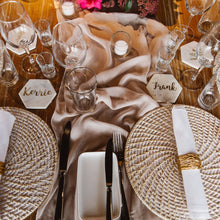 Load image into Gallery viewer, GOLD - Personalised Marble Coaster Wedding Favour Bomboniere & Place Card