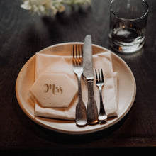 Load image into Gallery viewer, Sample - Personalised Marble Coaster Wedding Favour Bomboniere & Place Card