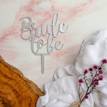 Load image into Gallery viewer, "Bride to be" Cake Topper