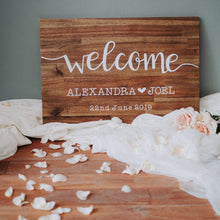 Load image into Gallery viewer, Wedding Welcome Sign - Personalised