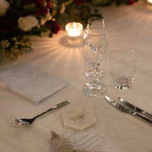 Load image into Gallery viewer, GOLD - Personalised Marble Coaster Wedding Favour Bomboniere &amp; Place Card
