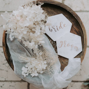 100 or more [BULK BUY] x Personalised Marble Coaster Gifts / Wedding Favours / Bomboniere / Place Cards (from $645.00, $6.45ea)
